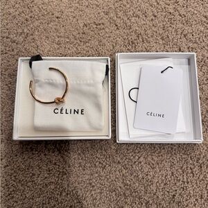 Céline Rose Gold Extra Thin Knot Bracelet